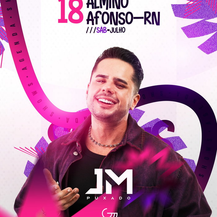 🚨 A agenda não para! No dia 18 de julho, o talento de JM Puxado desembarca em Almino Afonso/RN para mais uma n…